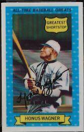 1972 Kellogg's All Time Baseball Greats Honus Wagner #9 card