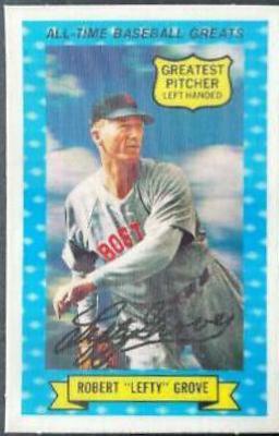 1972 Kellogg's All Time Baseball Greats Lefty Grove #7 card