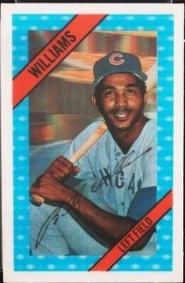 1972 Kellogg's Billy Williams [Missed Only 1 Last Season] #46 card