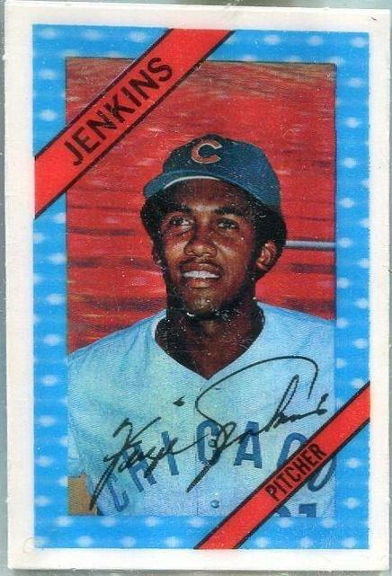 1972 Kellogg's Fergie Jenkins #8 card