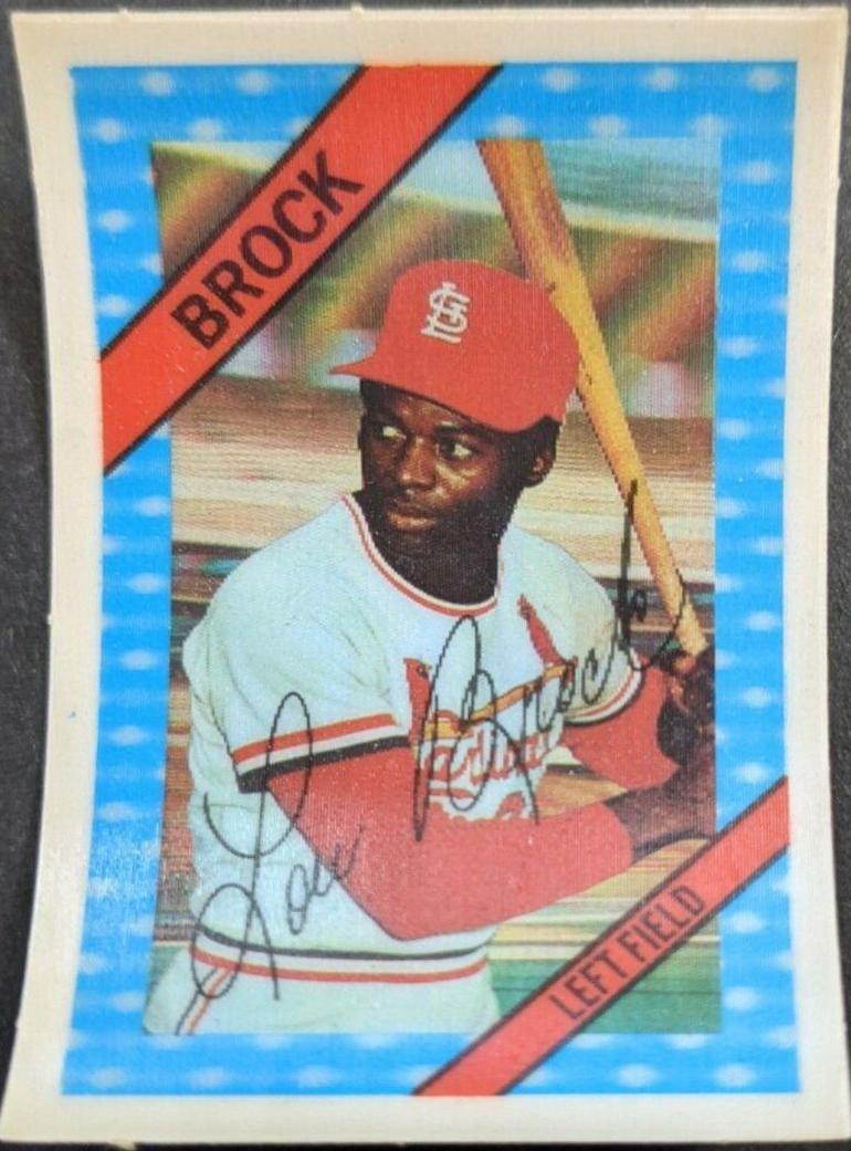 1972 Kellogg's Lou Brock #48 card