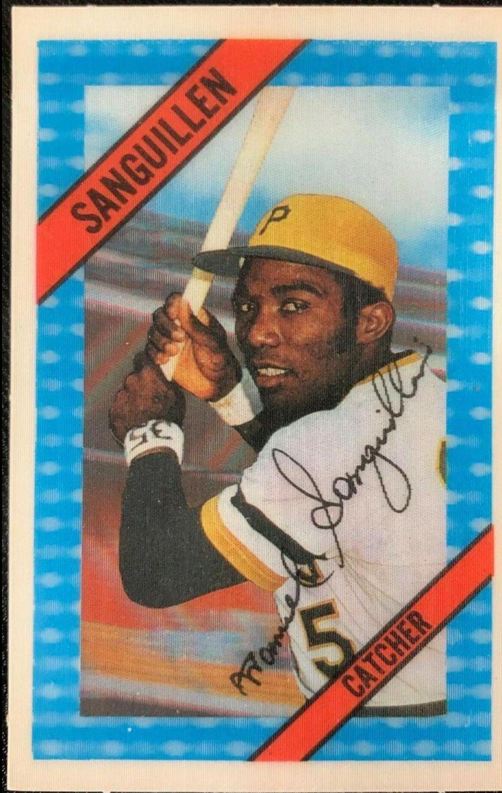 1972 Kellogg's Manny Sanguillen #19 card