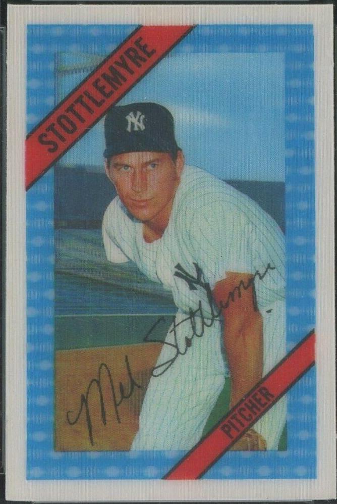 1972 Kellogg's Mel Stottlemyre #50 card