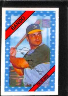 1972 Kellogg's Sal Bando [RBI 355] #52 card