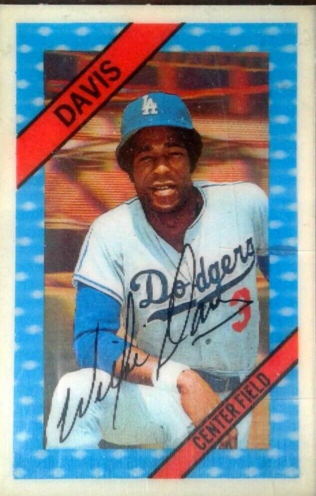 1972 Kellogg's Willie Davis [Runs 842] #3 card