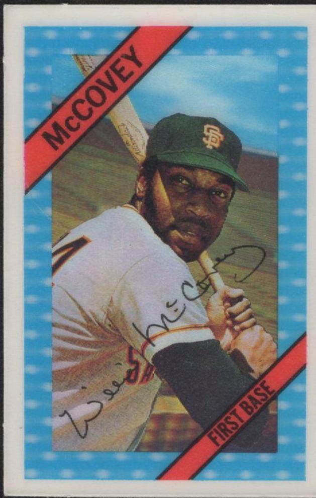 1972 Kellogg's Willie McCovey [HR 370] #7 card