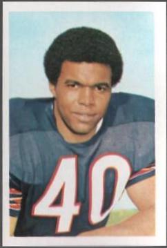 1972 NFLPA Wonderful World Stamps Gale Sayers #55 card