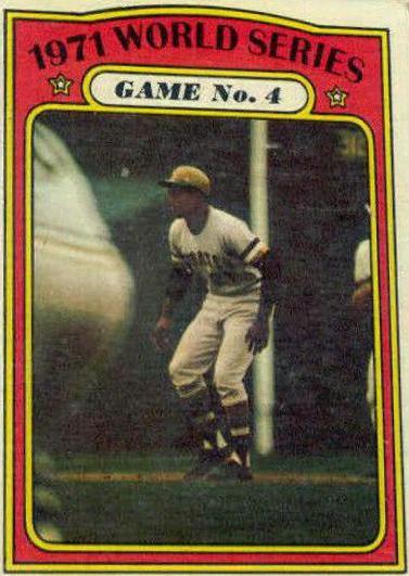 1972 Topps 1971 World Series Game 4 #226 card