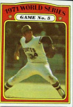 1972 Topps 1971 World Series Game 5 #227 card
