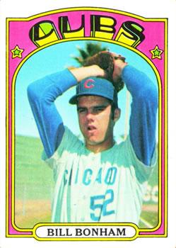 1972 Topps Bill Bonham [Yellow Under C And S] #29 card