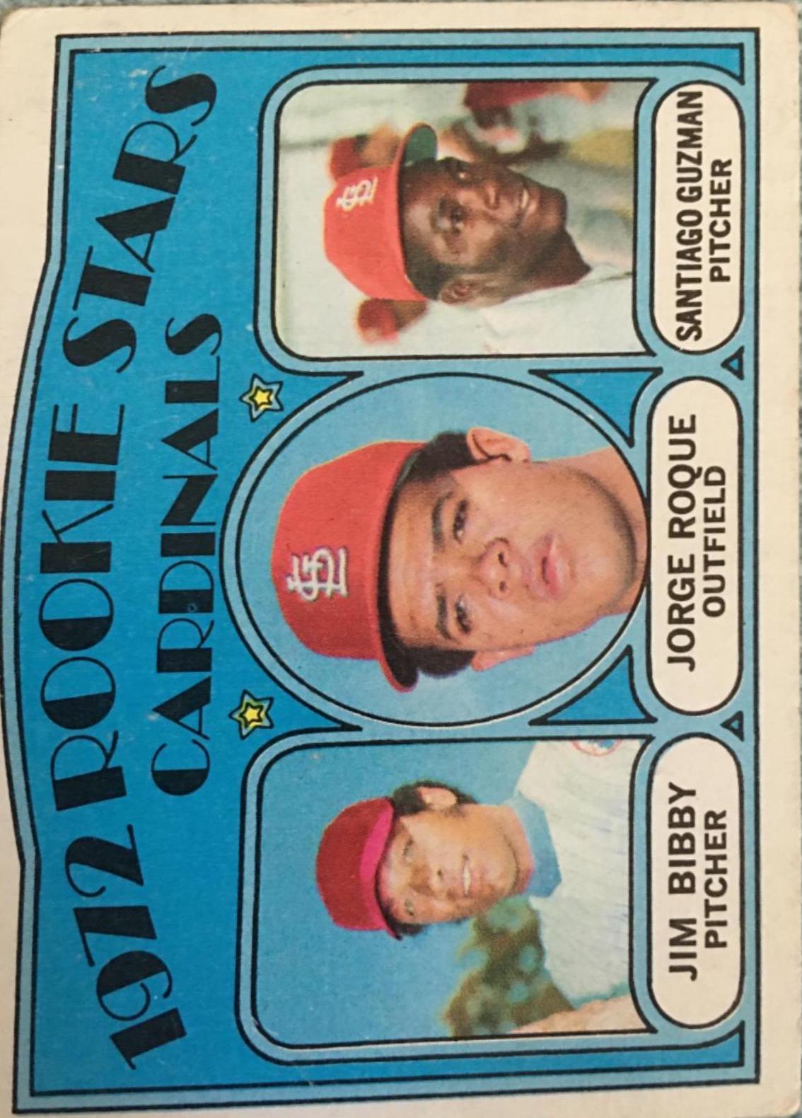 1972 Topps Cardinals 1972 Rookie Stars #316 card
