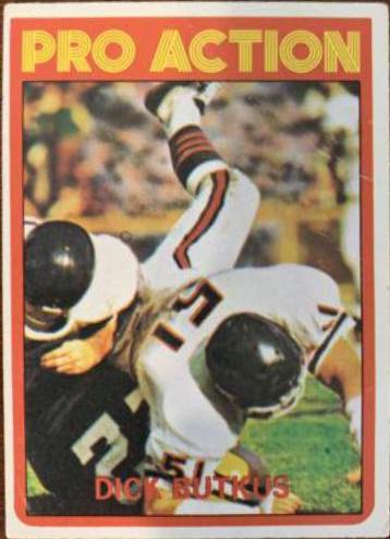 1972 Topps Dick Butkus [In Action] #341 card