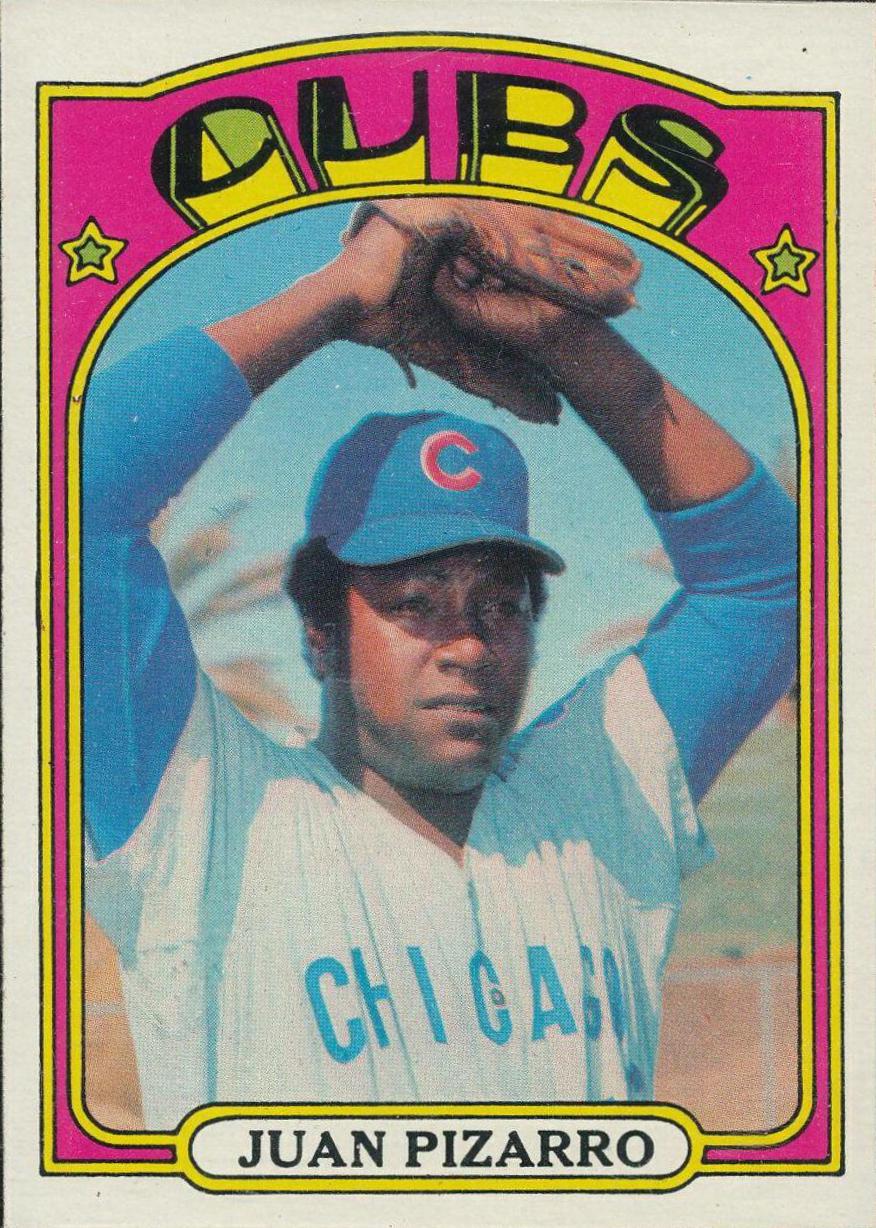 1972 Topps Juan Pizarro [Yellow Under C And S] #18 card