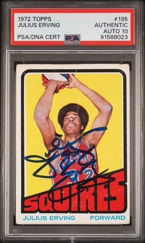 1972 Topps Julius Erving #195 card