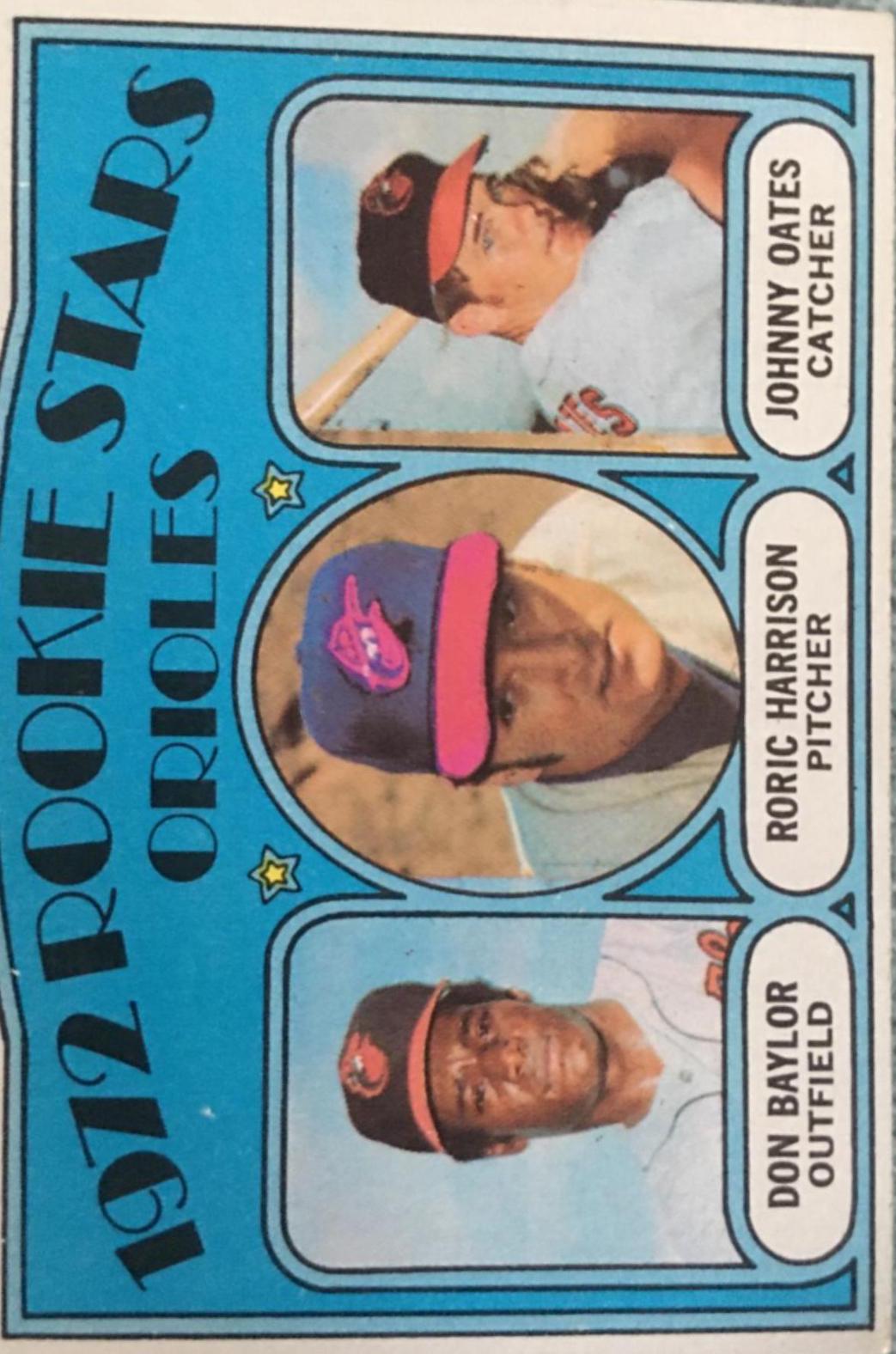 1972 Topps Orioles 1972 Rookie Stars #474 card
