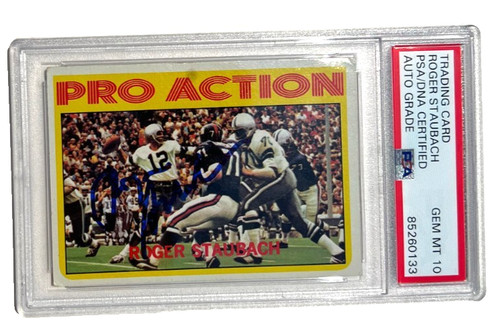 1972 Topps Roger Staubach [In Action] #122 card
