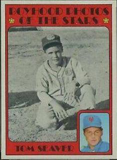 1972 Topps Tom Seaver [Boyhood Photo] #347 card