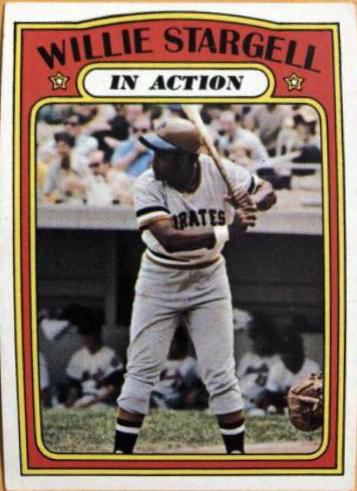 1972 Topps Willie Stargell [In Action] #448 card