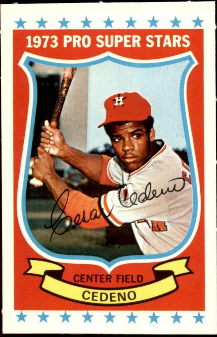 1973 Kellogg's Cesar Cedeno #13 card