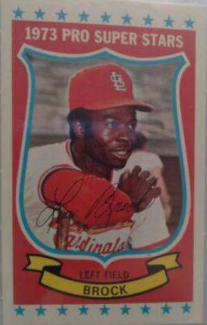 1973 Kellogg's Lou Brock #40 card