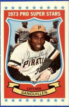 1973 Kellogg's Manny Sanguillen #42 card