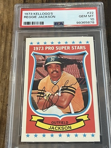 1973 Kellogg's Reggie Jackson #22 card