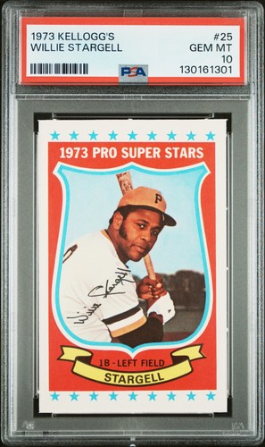 1973 Kellogg's Willie Stargell #25 card