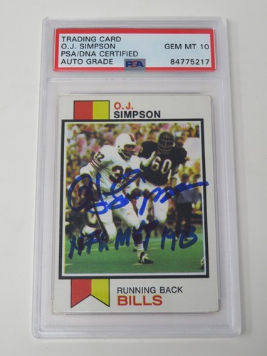 1973 Topps O.J. Simpson #500 card