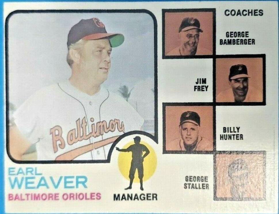 1973 Topps Orioles Field Leaders [Brown Background] #136 card