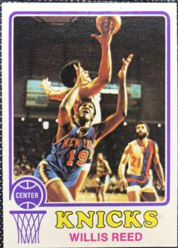 1973 Topps Willis Reed #105 card