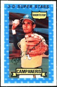 1974 Kellogg's Bert Campaneris #4 card