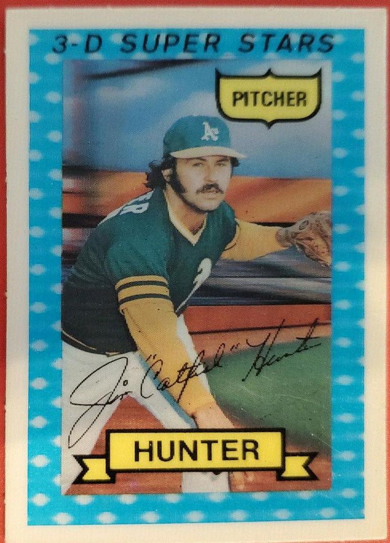 1974 Kellogg's Catfish Hunter #44 card