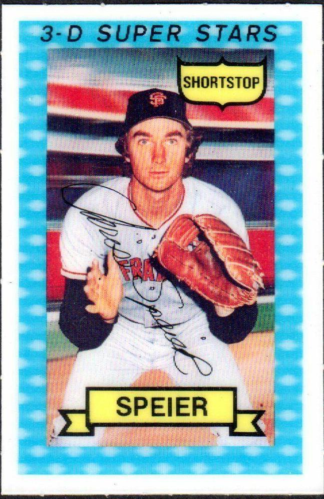 1974 Kellogg's Chris Speier #40 card