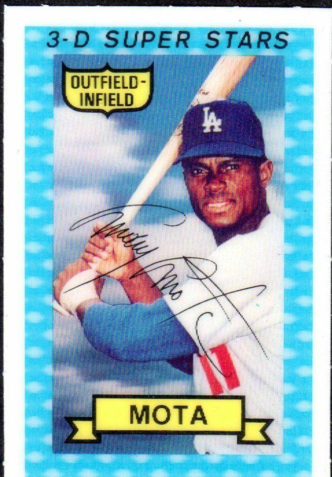 1974 Kellogg's Manny Mota #49 card