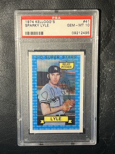 1974 Kellogg's Sparky Lyle #41 card