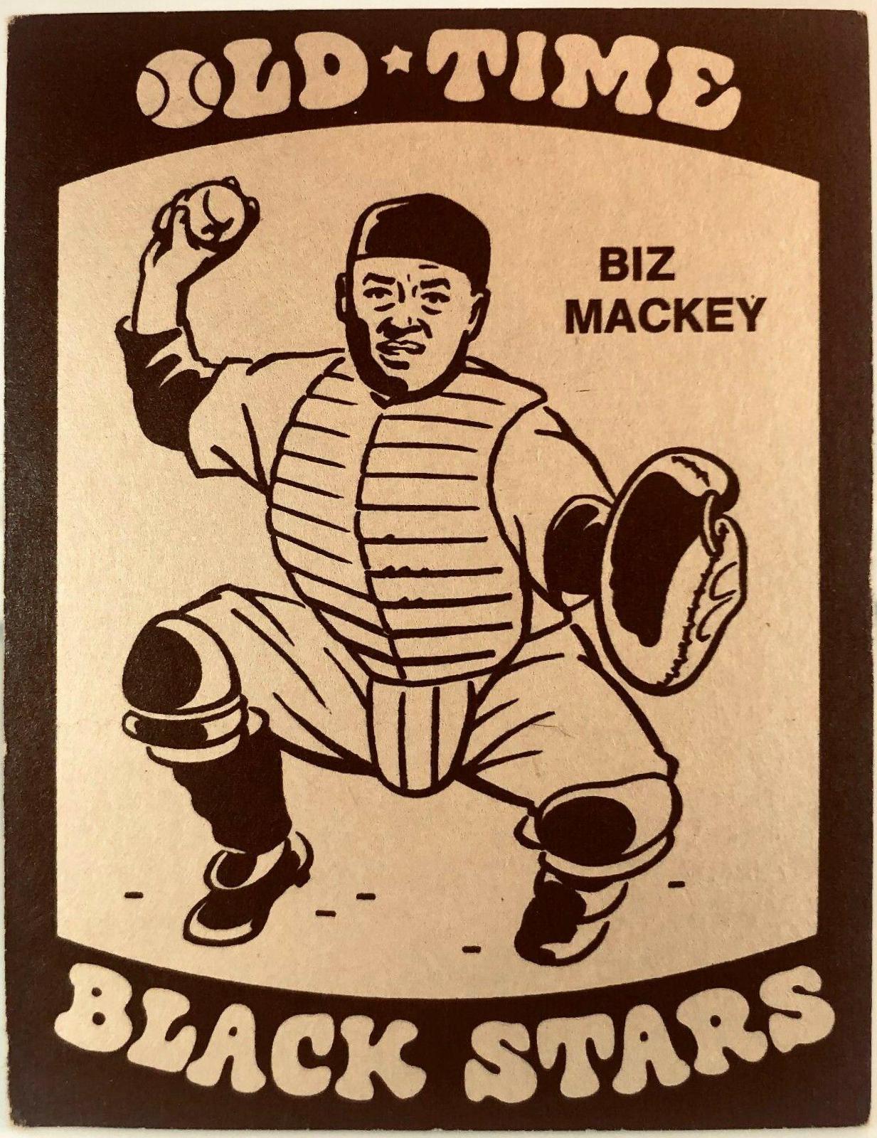 1974 Laughlin Old Time Black Stars Biz Mackey #27 card