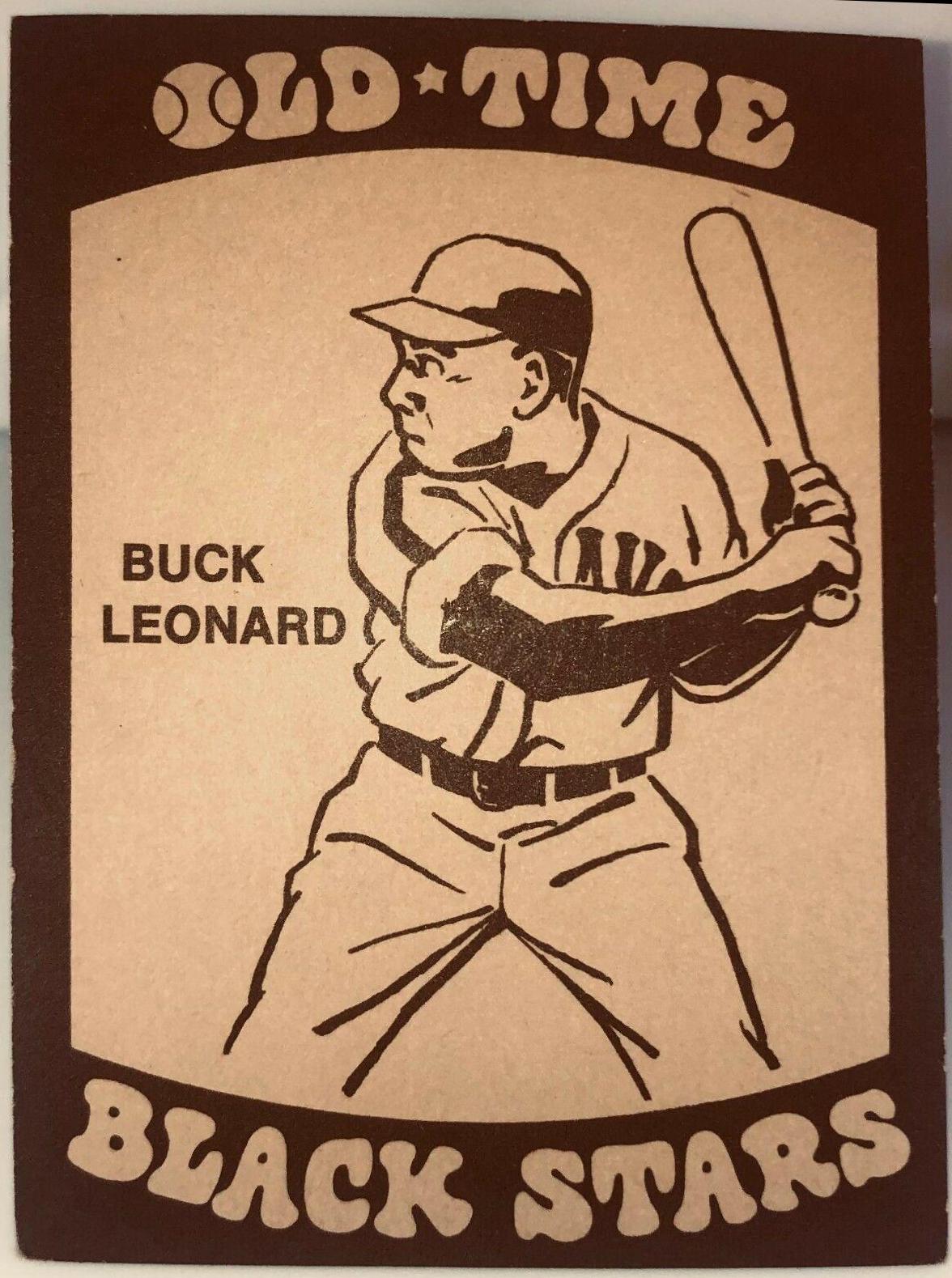 1974 Laughlin Old Time Black Stars Buck Leonard #11 card