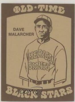 1974 Laughlin Old Time Black Stars Dave Malarcher #20 card