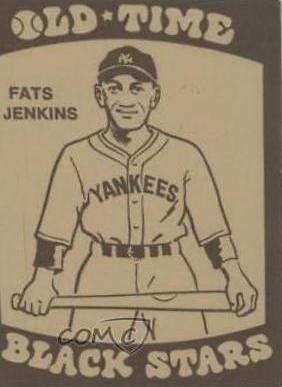 1974 Laughlin Old Time Black Stars Fats Jenkins #28 card