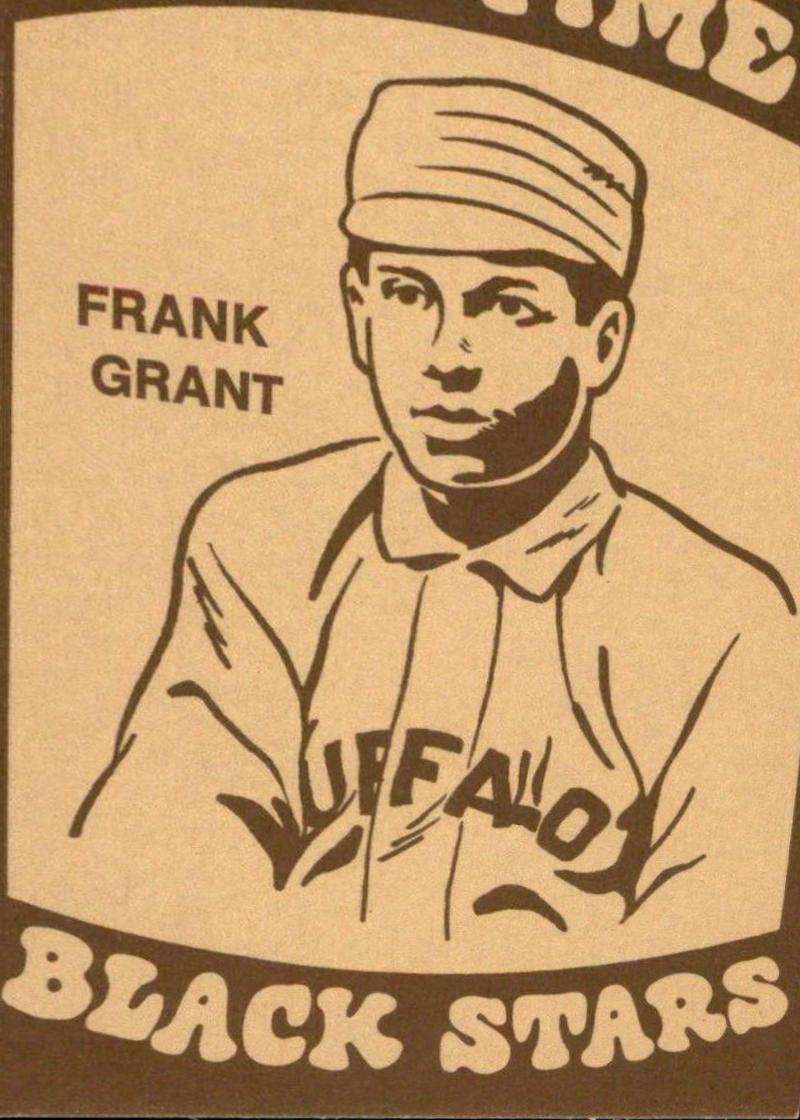 1974 Laughlin Old Time Black Stars Frank Grant #17 card