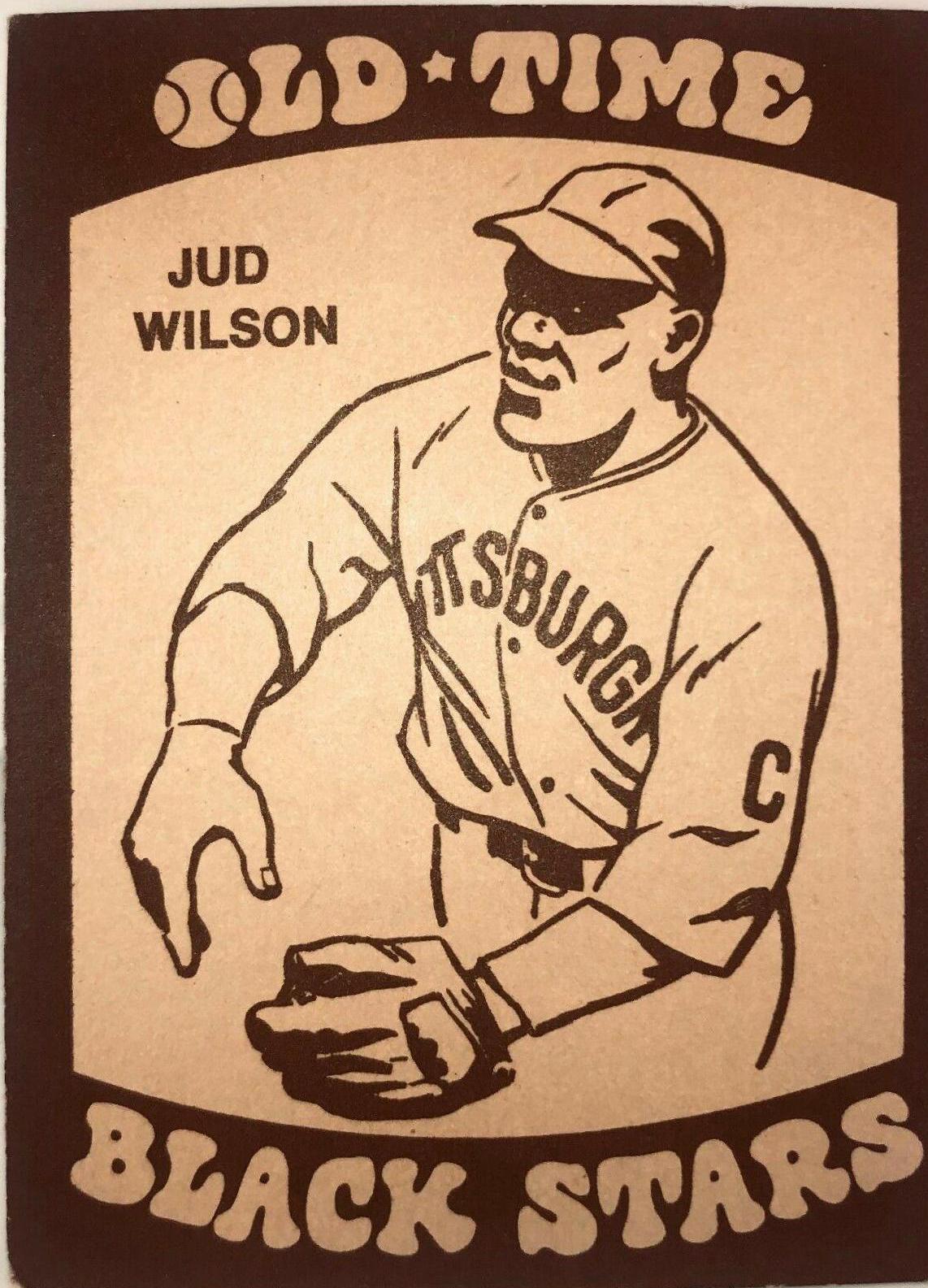 1974 Laughlin Old Time Black Stars Jud Wilson #12 card