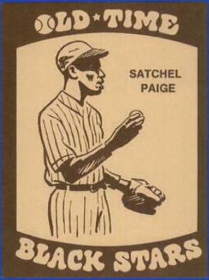 1974 Laughlin Old Time Black Stars Satchel Paige #15 card