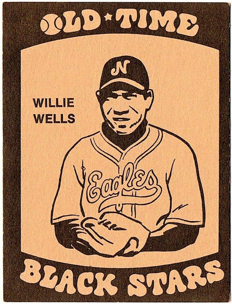 1974 Laughlin Old Time Black Stars Willie Wells #13 card