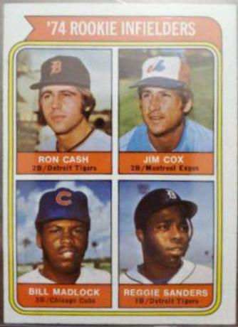 1974 Topps 1974 Rookie Infielders #600 card