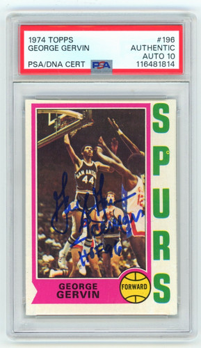1974 Topps George Gervin #196 card