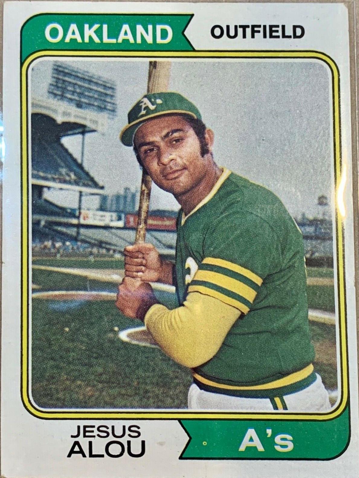 1974 Topps Jesus Alou [Outfield] #654 card