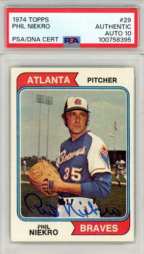 1974 Topps Phil Niekro #29 card