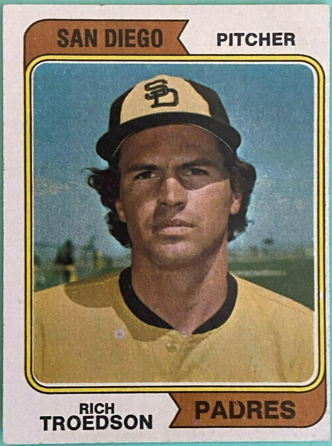 1974 Topps Rich Troedson [San Diego] #77 card