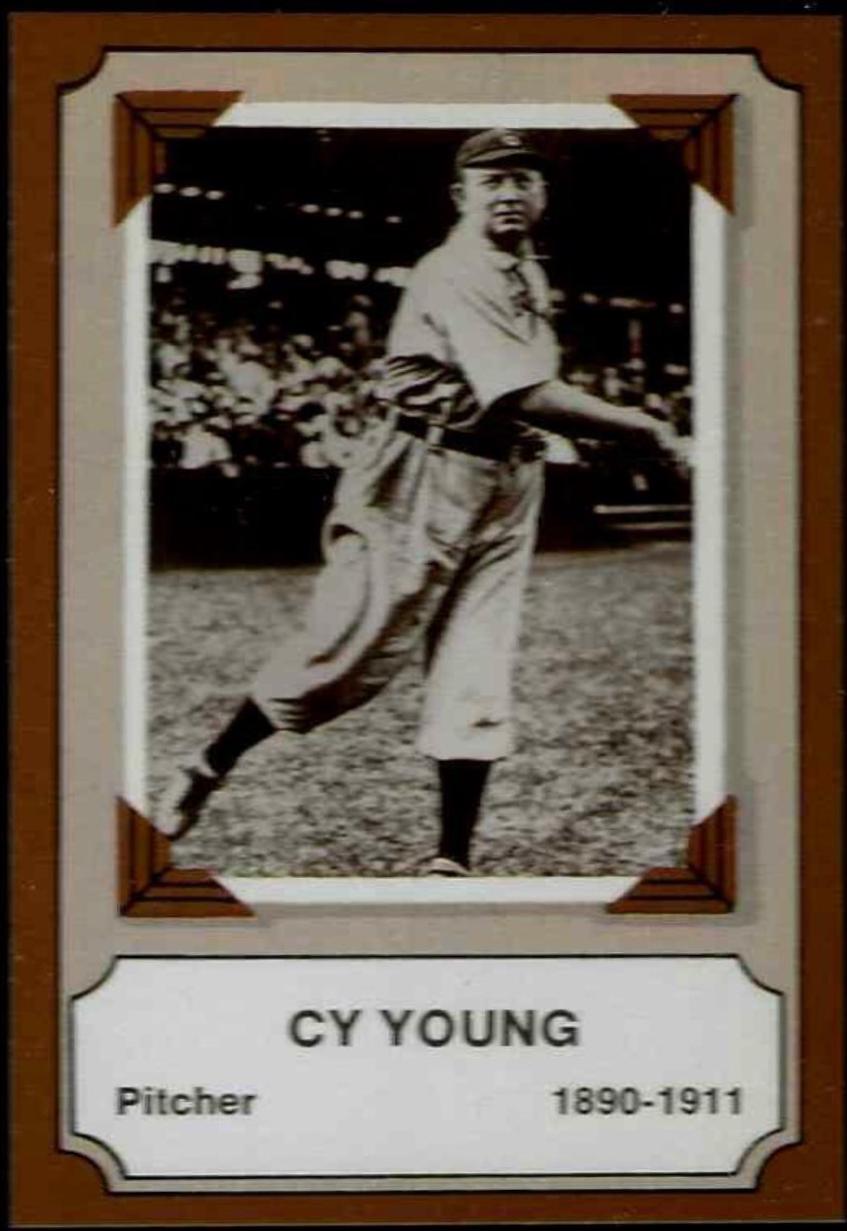 1975 Fleer Pioneers of Baseball Cy Young #19 card