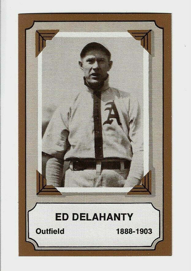 1975 Fleer Pioneers of Baseball Ed Delahanty #10 card